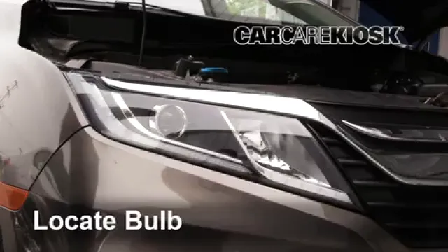 2018 Honda Odyssey EX-L 3.5L V6 Éclairage Feux de route (remplacer l'ampoule)